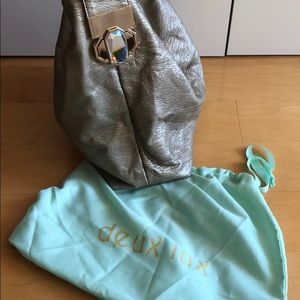 NWT Deux Lux Gold Hobo Bag with Dustbag